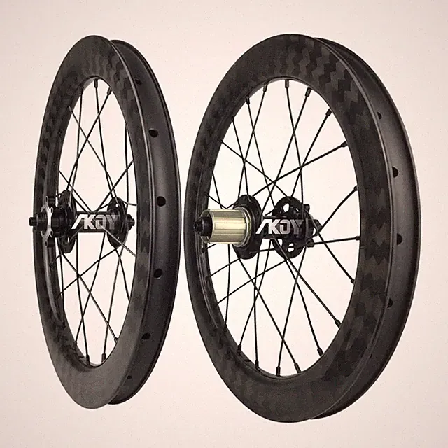 16 Inch 349 Carbon Bike Wheelset Clincher 9/10/11 Speed Folding Bike Wheels