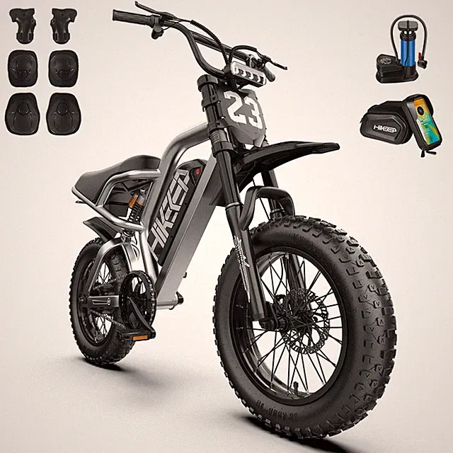 16''x3 Fat tires Electric Bike Ebike 1500W Peak 48V 15Ah for Teenagers E-bike
