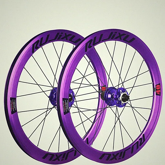 20 Inch 406 451 Bicycle Wheelset 40mm Height for Folding Bike Minivelo Wheels