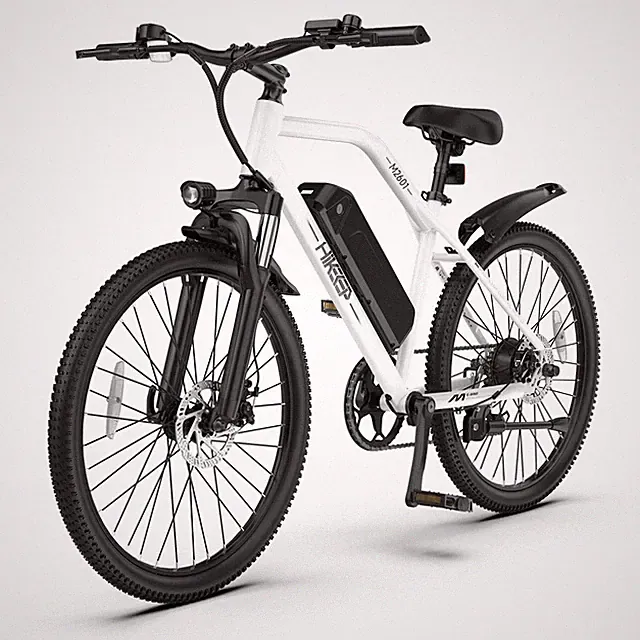 26" Electric Bike 48V 7.8Ah 15mph Commuter Bike 500W Peak ebike for Adults Ebike