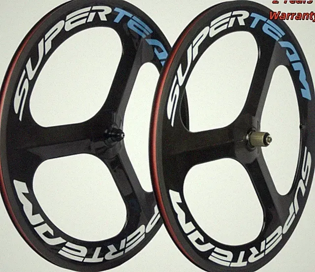 70mm Tri Spoke Carbon Wheelset 700C Tri Spoke Track Bike/Road Bike Carbon Wheels