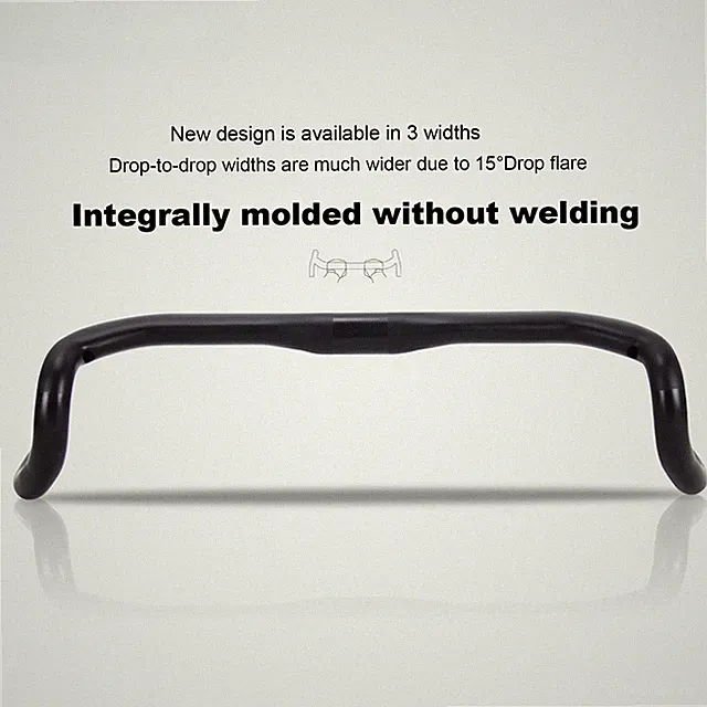 Bicycle Handlebars Carbon Gravel Bicycle Bending Bar 15 °racing Internal Wiring