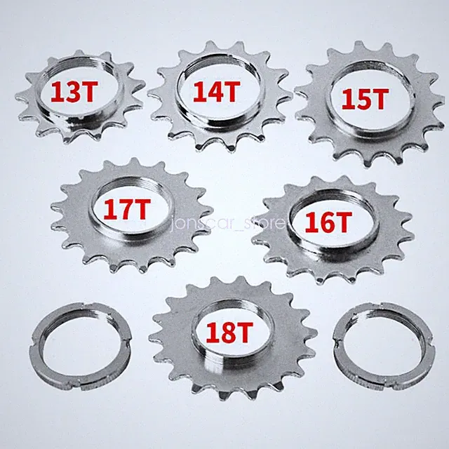 Bicycle Sprocket Fixed Gear Speed Cog Lock Ring 13T/14T/15T/16T/17T Track Bike