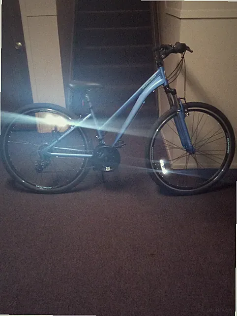 Blue Schwinn Trailway Hybrid 28 Mountain Bike 21 Speed Women's Adult Bicycle