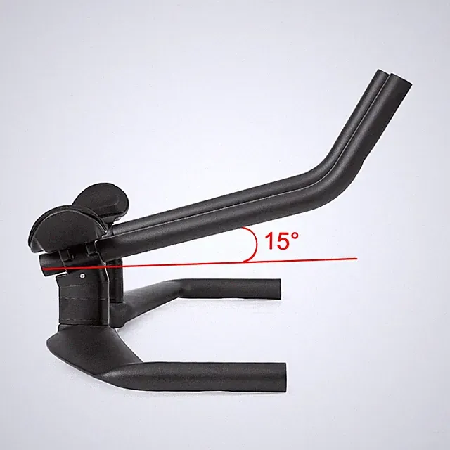 Carbon Fiber Triathlon Bicycle Handlebar TT Bar15 Degrees of Left and Right Arms