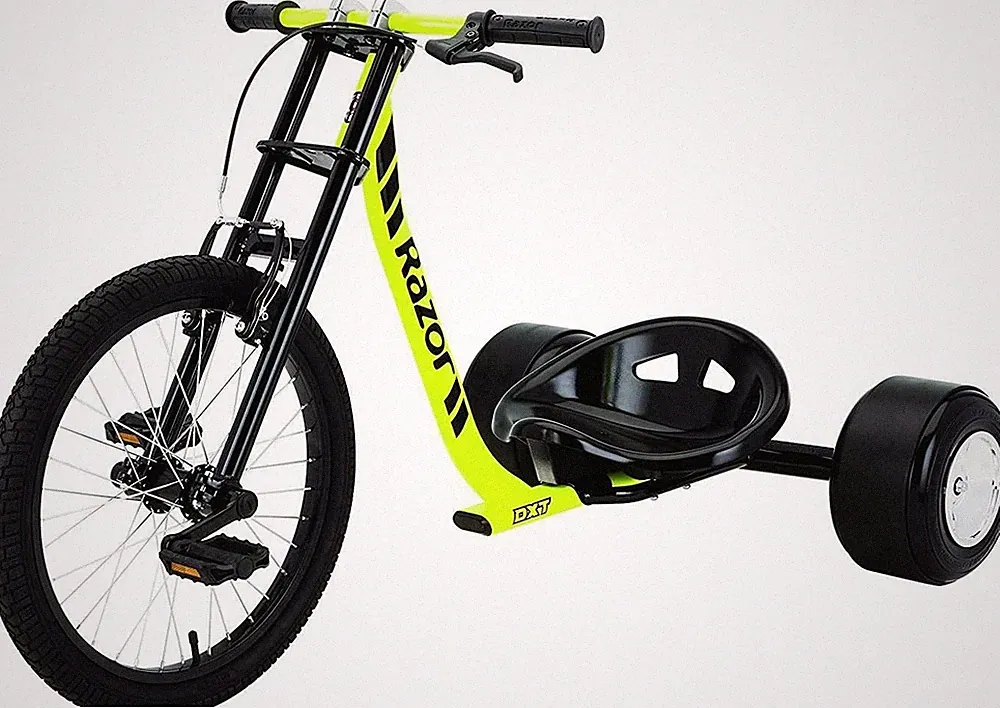 DXT Drift Trike Yellow One Size FREE SHIPPING