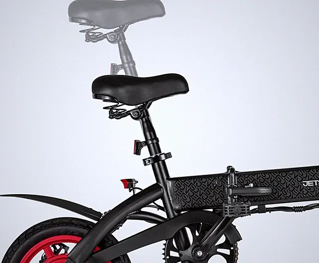 Jetson JJ7-BLK Arro Electric Bike, 350-Watt Motor, Easy-Folding Mechanism, Black