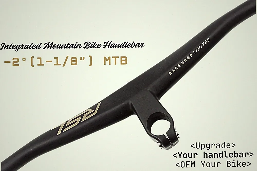 MTB Bicycle -2 ° Handlebar Integrated Carbon BMX Bike 28.6mm Riser Handlebar