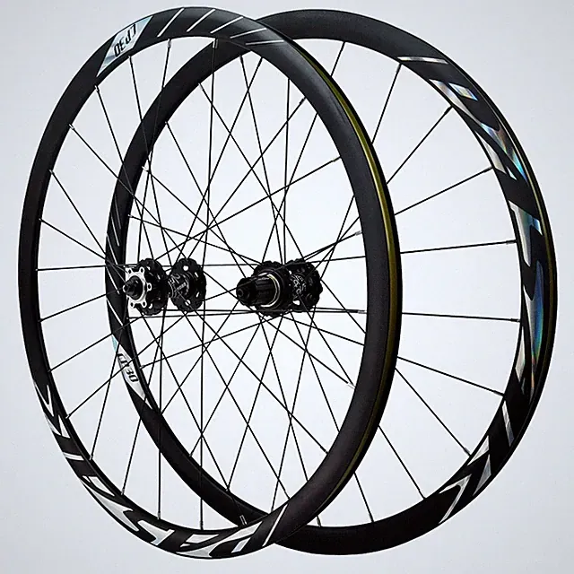 Road Bike Wheels 700C Bicycle Wheelset 30mm Depth 6 Pawl Disc Brake 24 Holes