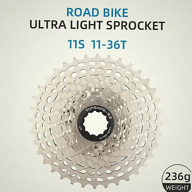 Ultralight Road Bike Freewheel Bicycle Cassette Flywheel K7Gravel for Shimano HG