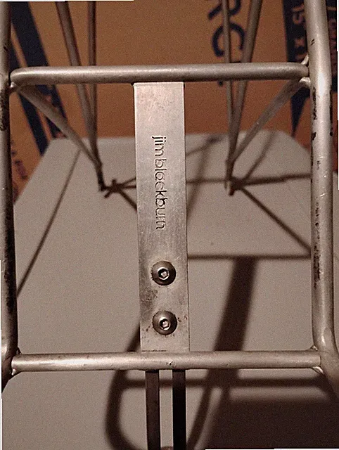 Vintage JIM BLACKBURN Rear Rack Aluminum Touring Bike Luggage Vintage 1970s USA