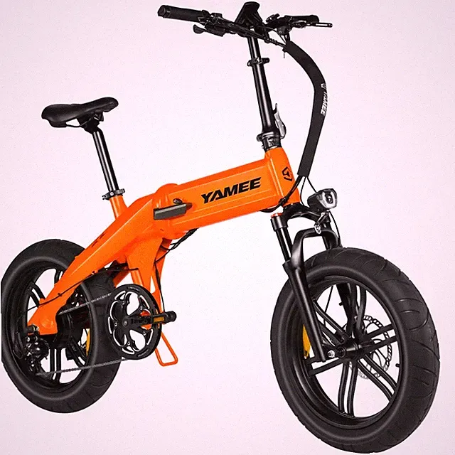 YAMEE XL 20'' Folding Electric Bicycle 1500W Peak 15Ah e-bike 8 Speed for Adult